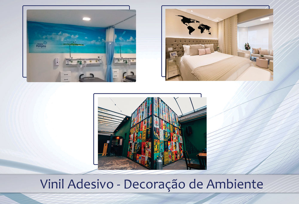 Vinil decorativo aplicado
